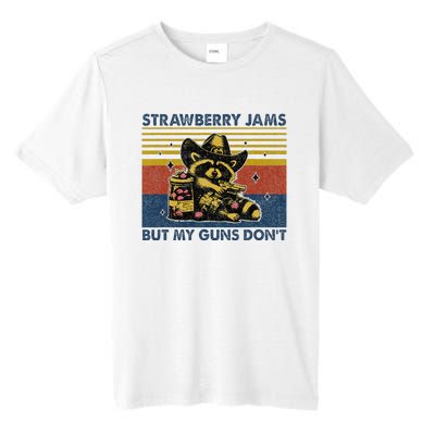 Strawberry Jams But My Toy Dont Western Cowboy Raccoon Tall Fusion ChromaSoft Performance T-Shirt