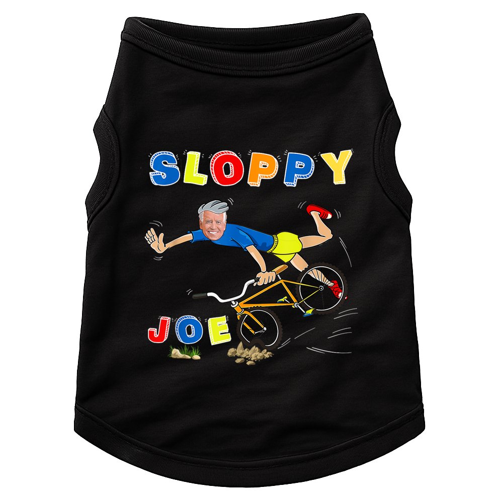 Sloppy Joe Bicycle Funny Sarcastic Doggie Tank