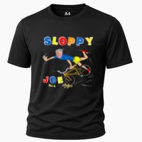 Sloppy Joe Bicycle Funny Sarcastic Cooling Performance Crew T-Shirt