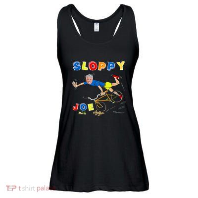Sloppy Joe Bicycle Funny Sarcastic Ladies Essential Flowy Tank