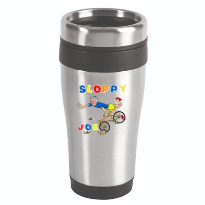 Sloppy Joe Bicycle Funny Sarcastic 16oz Travel Tumbler