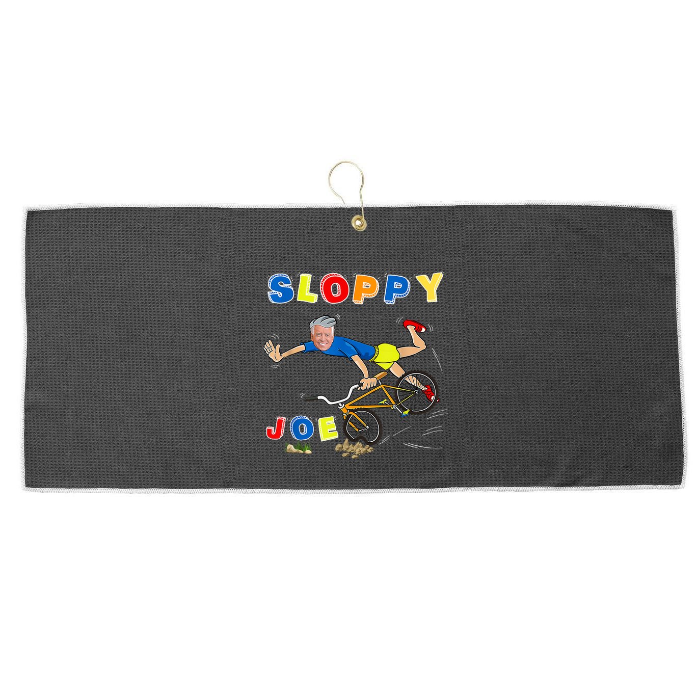 Sloppy Joe Bicycle Funny Sarcastic Large Microfiber Waffle Golf Towel