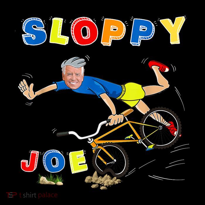 Sloppy Joe Bicycle Funny Sarcastic Womens T-Shirt