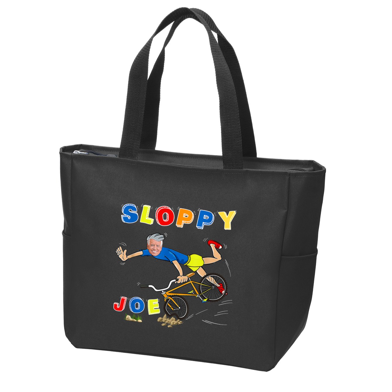 Sloppy Joe Bicycle Funny Sarcastic Zip Tote Bag