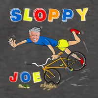 Sloppy Joe Bicycle Funny Sarcastic Vector Backpack
