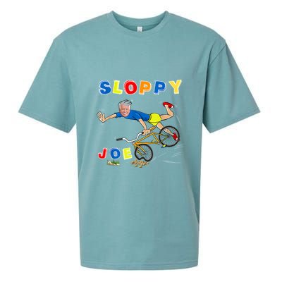 Sloppy Joe Bicycle Funny Sarcastic Sueded Cloud Jersey T-Shirt
