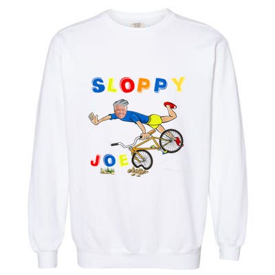 Sloppy Joe Bicycle Funny Sarcastic Garment-Dyed Sweatshirt