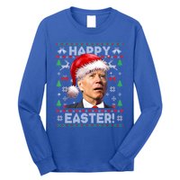 Santa Joe Biden Happy Easter Ugly Christmas Sweater Great Gift Long Sleeve Shirt