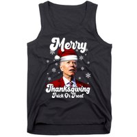 Santa Joe Biden Christmas Merry Thanksgiving Trick Or Treat Tank Top