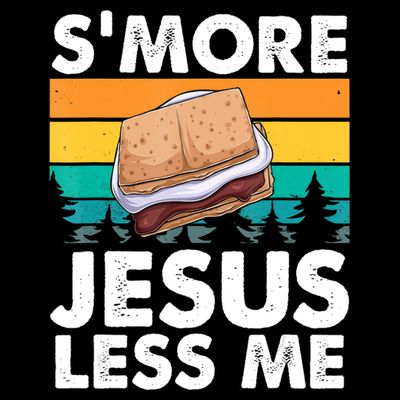 S'more Jesus Christianity Lover Jesus Teachings Camper T-Shirt