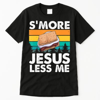 S'more Jesus Christianity Lover Jesus Teachings Camper Tall T-Shirt