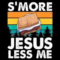 S'more Jesus Christianity Lover Jesus Teachings Camper Backpack