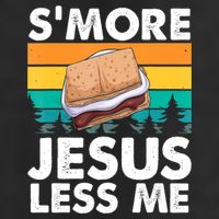 S'more Jesus Christianity Lover Jesus Teachings Camper Adult Drive Performance Visor