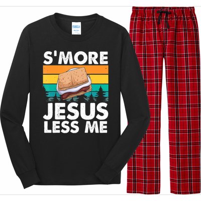 S'more Jesus Â€“ Christianity Lover Jesus Teachings Camper Long Sleeve Pajama Set