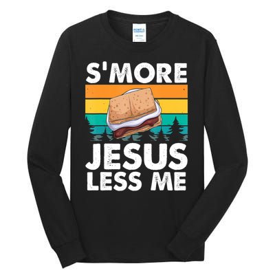 S'more Jesus Â€“ Christianity Lover Jesus Teachings Camper Tall Long Sleeve T-Shirt