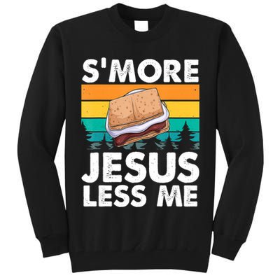 S'more Jesus Christianity Lover Jesus Teachings Camper Tall Sweatshirt