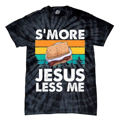 S'more Jesus Christianity Lover Jesus Teachings Camper Tie-Dye T-Shirt