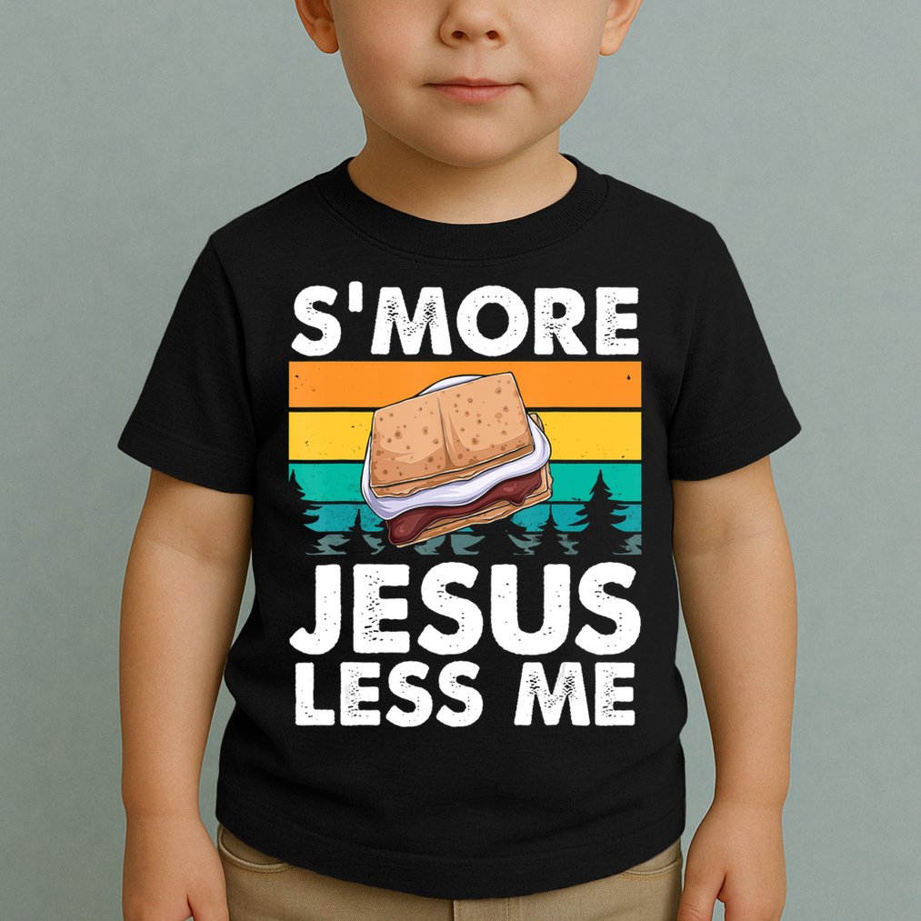S'more Jesus Christianity Lover Jesus Teachings Camper Toddler T-Shirt