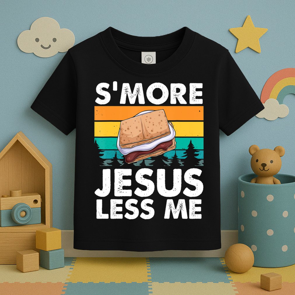 S'more Jesus Christianity Lover Jesus Teachings Camper Toddler T-Shirt