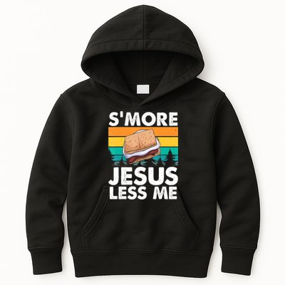 S'more Jesus Christianity Lover Jesus Teachings Camper Kids Hoodie