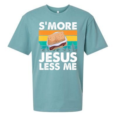 S'more Jesus Â€“ Christianity Lover Jesus Teachings Camper Sueded Cloud Jersey T-Shirt