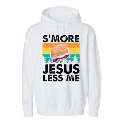 S'more Jesus Â€“ Christianity Lover Jesus Teachings Camper Garment-Dyed Fleece Hoodie