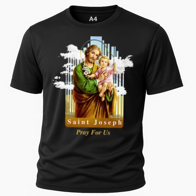Saint Joseph Catholic Church St. Joseph With Infant Jesus Performance Shirt