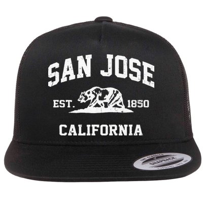 San Jose California CA Vintage State Athletic Style Flatbill Hat