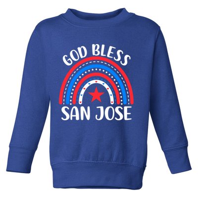 San Jose California Gift I Love San Jose Usa Meaningful Gift Toddler Sweatshirt