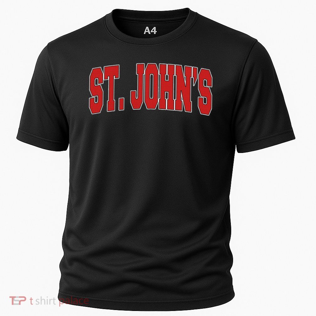 St John Canada Varsity Style Vintage Retro Canadian Sports Performance Shirt