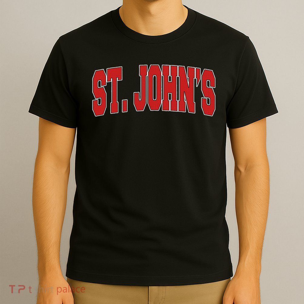 St John Canada Varsity Style Vintage Retro Canadian Sports T-Shirt