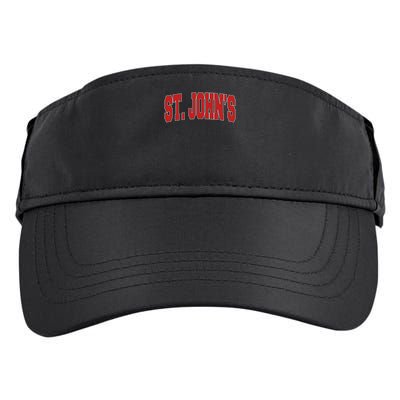 St John Canada Varsity Style Vintage Retro Canadian Sports Adult Drive Performance Visor