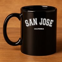 San Jose California 11oz C Handle Ceramic Mug