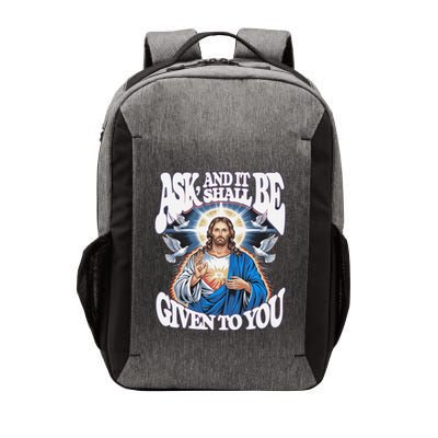 Spirituality Jesus Christ Christian Religion Prayer Vector Backpack