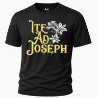 St Joseph Consecration Ite Ad Joseph Latin Catholic Saints Cooling Performance Crew T-Shirt