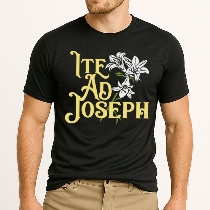 St Joseph Consecration Ite Ad Joseph Latin Catholic Saints Cooling Performance Crew T-Shirt