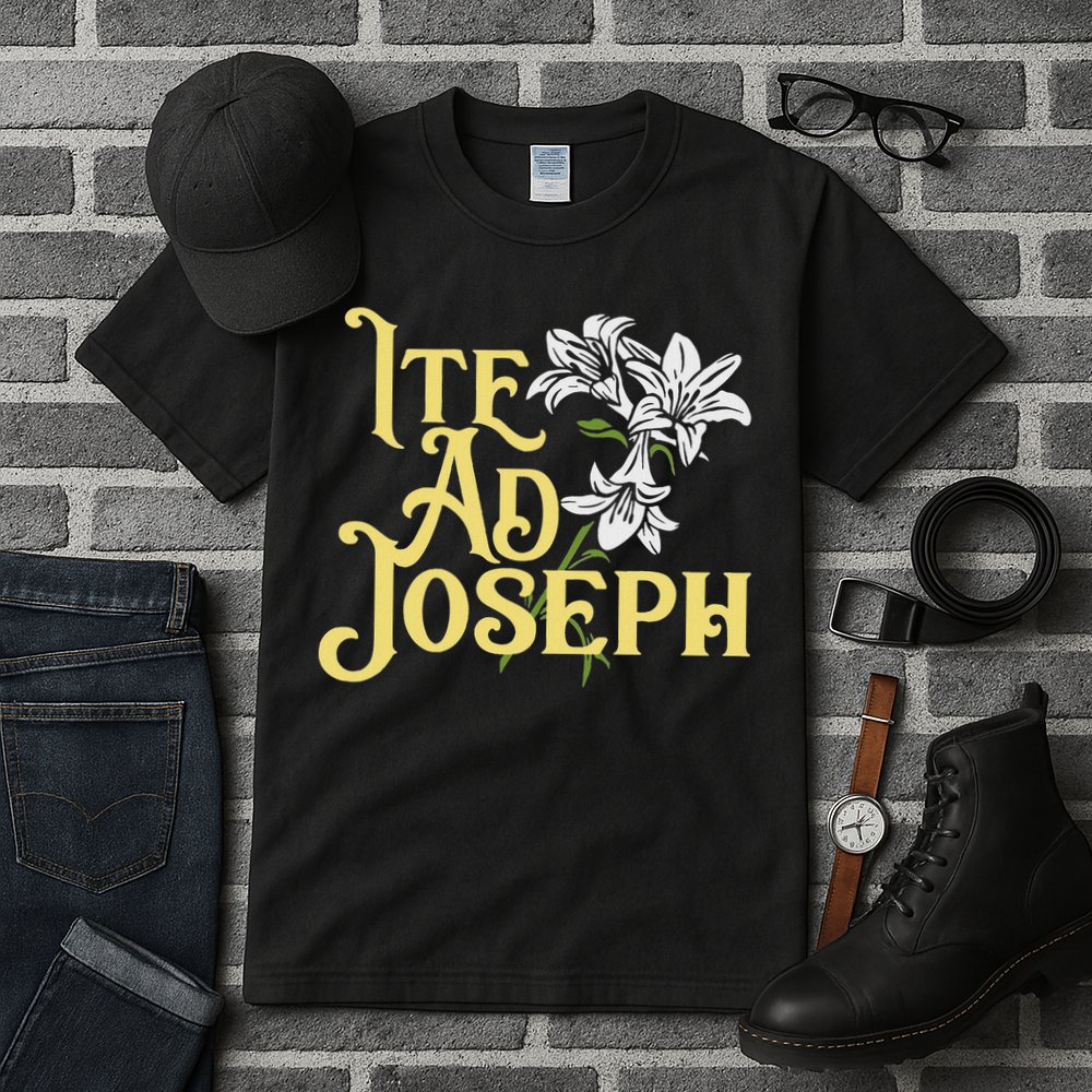 St Joseph Consecration Ite Ad Joseph Latin Catholic Saints Tall T-Shirt