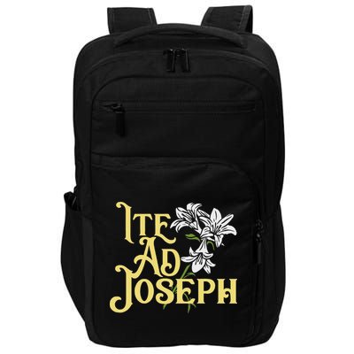 St Joseph Consecration Ite Ad Joseph Latin Catholic Saints Impact Tech Backpack