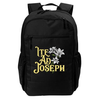 St Joseph Consecration Ite Ad Joseph Latin Catholic Saints Backpack