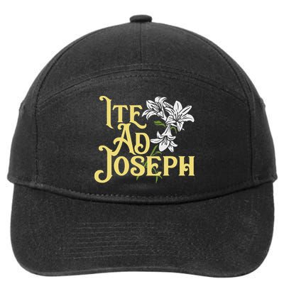 St Joseph Consecration Ite Ad Joseph Latin Catholic Saints 7-Panel Snapback Hat