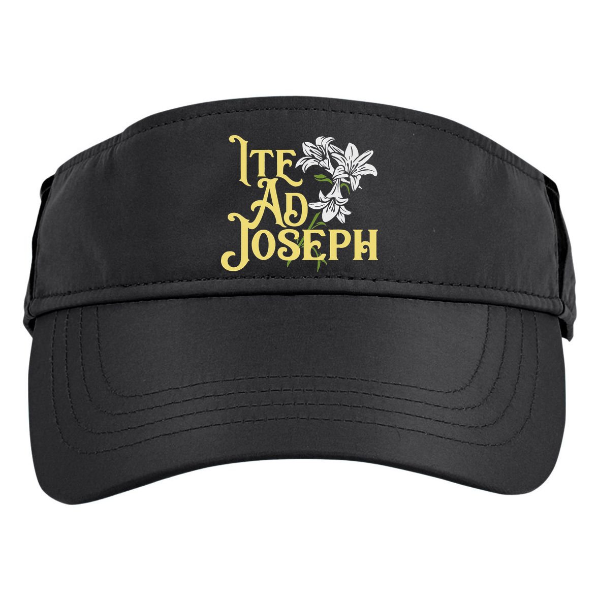 St Joseph Consecration Ite Ad Joseph Latin Catholic Saints Adult Drive Performance Visor