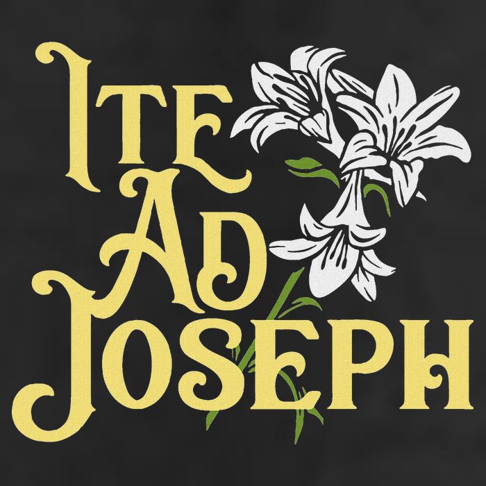 St Joseph Consecration Ite Ad Joseph Latin Catholic Saints Adult Drive Performance Visor