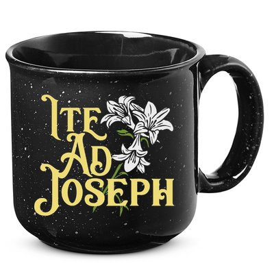 St Joseph Consecration Ite Ad Joseph Latin Catholic Saints 15oz Campfire Ceramic Mug