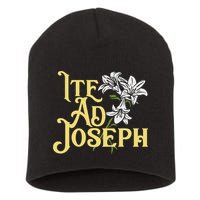 St Joseph Consecration Ite Ad Joseph Latin Catholic Saints Short Acrylic Beanie