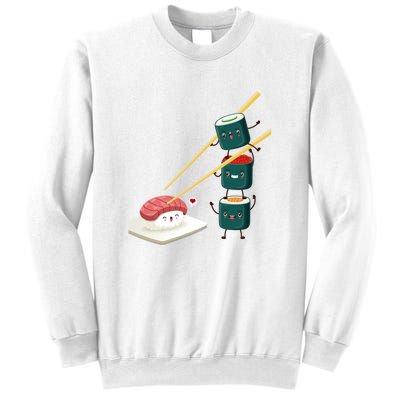 Sushi Japanese Cuisine, Sushi Emoji Sweatshirt