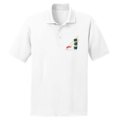 Sushi Japanese Cuisine, Sushi Emoji PosiCharge RacerMesh Polo