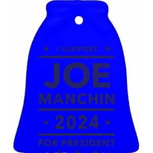 Support Joe Chin For 2024 President Democratic Candidate Meaningful Gift Ceramic Bell Ornament