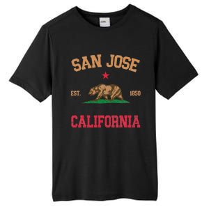 San Jose California Tall Fusion ChromaSoft Performance T-Shirt