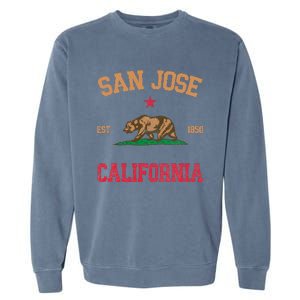 San Jose California Garment-Dyed Sweatshirt