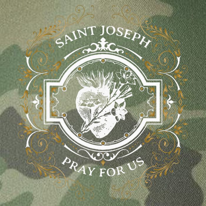 St Joseph Consecration Most Chaste Heart Catholic Saint Legacy Tie Dye Trucker Hat
